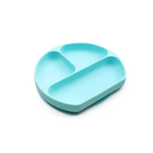 Prato de silicone Bumkins, azul