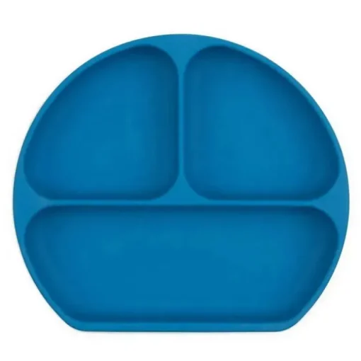 Prato de silicone Bumkins - Azul escuro