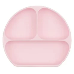Prato de silicone Bumkins - Rosa