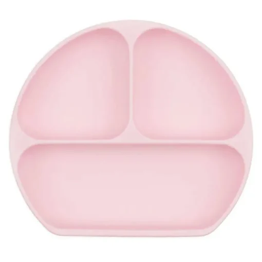 Prato de silicone Bumkins - Rosa
