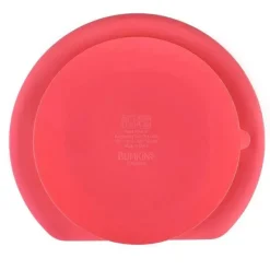 Prato de silicone Bumkins, vermelho