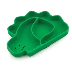 Prato de silicone Bumkins - Dinosaur