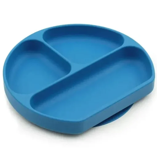 Prato de silicone Bumkins - Azul escuro