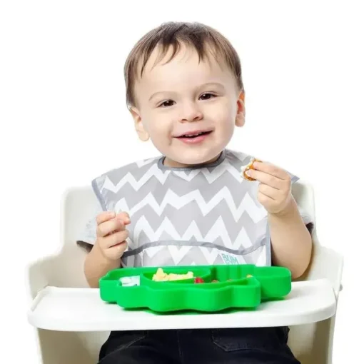 Prato de silicone Bumkins - Dinosaur
