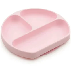 Prato de silicone Bumkins - Rosa