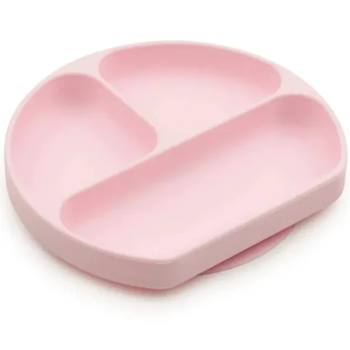 Prato de silicone Bumkins - Rosa