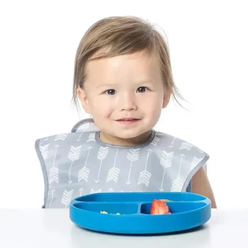 Prato de silicone Bumkins - Azul escuro