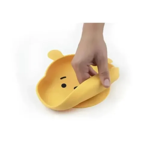 Prato de silicone para bebê da Disney: Ursinho Pooh