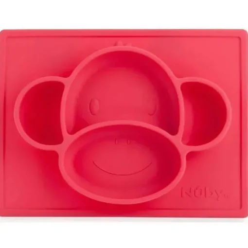Pratos de bebê Nuby com sucção, sortidos