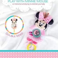 Preferência para crianças - brinquedo de atividade com bola giratória Minnie Mouse em movimento