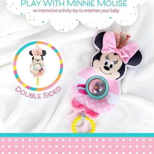 Preferência para crianças - brinquedo de atividade com bola giratória Minnie Mouse em movimento