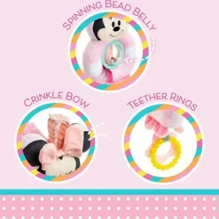 Preferência para crianças - brinquedo de atividade com bola giratória Minnie Mouse em movimento