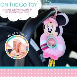 Preferência para crianças - brinquedo de atividade com bola giratória Minnie Mouse em movimento