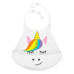 Primo Passi - babador de silicone para bebê, unicórnio