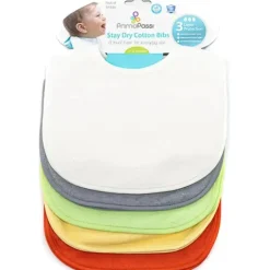 Primo Passi - babador neutro para bebê de algodão Stay Dry 10Pk