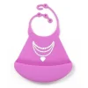 Primo Passi - Babete Silicone, Colar Rosa