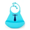 Primo Passi - Babete Silicone, Gravata Azul