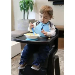Primo Passi - Babete Silicone, Gravata Azul