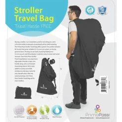 Primo Passi - Bolsa de Viagem para Carrinho Preto
