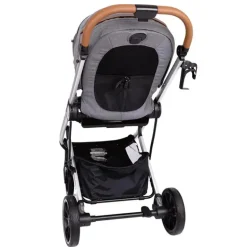 Primo Passi - Carrinho Icon V2, Recém-nascido a Criança com Assento Reversível e Dobra Compacta, Cinza Melange