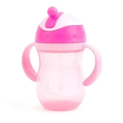 Primo Passi - copo de palha rosa de 9 onças