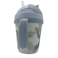 Primo Passi - Copo Infantil em Fibra de Bambu com Alça/Palha, Pequeno Elefante