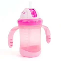 Primo Passi - Copo Palha 7Oz, Rosa