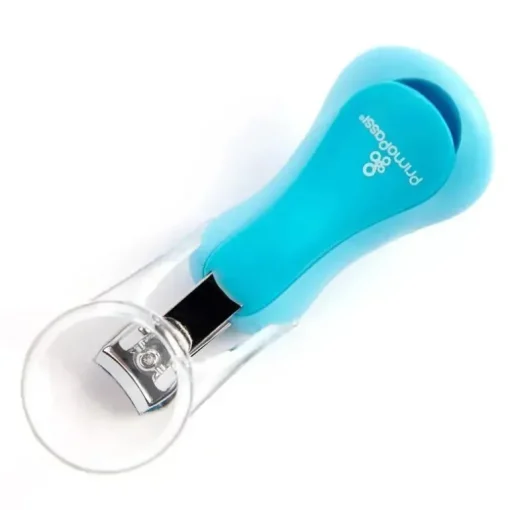 Primo Passi - Cortador de unhas azul bebê com lupa