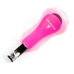 Primo Passi - Cortador de unhas rosa para bebê com lupa
