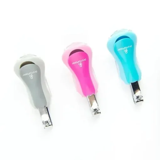Primo Passi - Cortador de unhas para bebê cinza com lupa