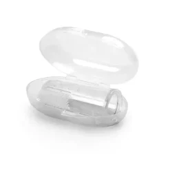Primo Passi - Escova de dentes de silicone com suporte para estojo