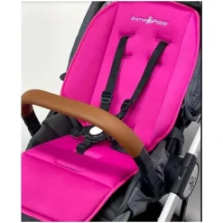 Primo Passi - Forro universal para carrinho, protetor de carrinho/forro para assento de carro, rosa escuro
