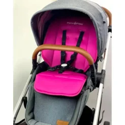 Primo Passi - Forro universal para carrinho, protetor de carrinho/forro para assento de carro, rosa escuro