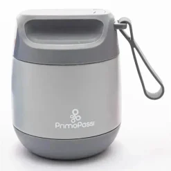 Primo Passi - Frasco para Comida Isolado para Bebê 12Oz/350Ml, Cinza