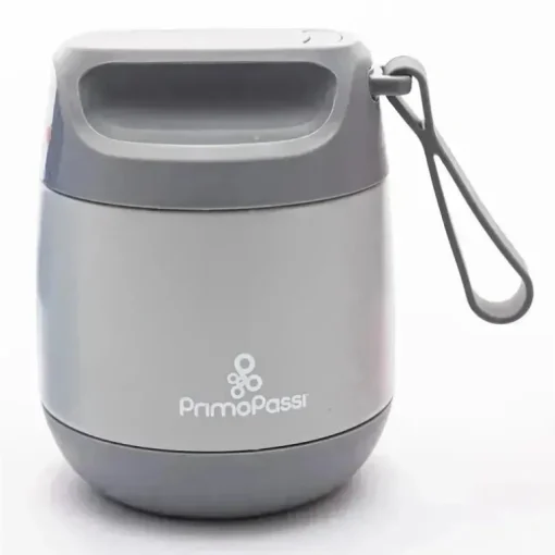 Primo Passi - Frasco para Comida Isolado para Bebê 12Oz/350Ml, Cinza
