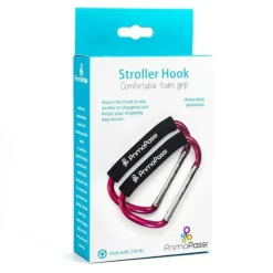 Primo Passi - Gancho para carrinho grande 2Pk, rosa