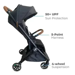 Primo Passi - Icon Travel Stroller Special Edition, Black