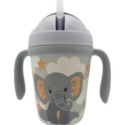 Primo Passi - Kids Bamboo Set Suction Plate & Cup, Little Elephant
