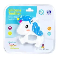 Primo Passi - Mordedor de bebê de silicone, unicórnio