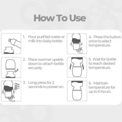 Primo Passi - Portable Bottle Warmer, White