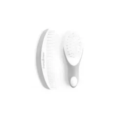Primo Passi Conjunto de escovas e pentes supermacios para bebês (rosa) + Condicionador Magic Detangler