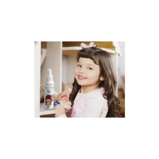 Primo Passi Conjunto de escovas e pentes supermacios para bebês (azul) + Condicionador Magic Detangler