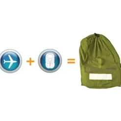 Prince Lionheart - Bolsa de transporte para assento de carro, verde