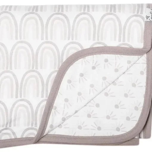Pérola de cobre - Cobertor de colcha elástico Bliss Knit Baby 3 camadas