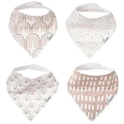 Pérola de Cobre - 4Pk Bliss Baby Bandana Babadores Babadores