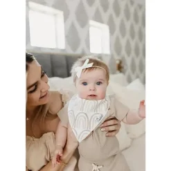 Pérola de Cobre - 4Pk Bliss Baby Bandana Babadores Babadores
