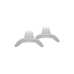 Protetores de mamilo Dr. Brown 2Pk com estojo de esterilizador, tamanho 1