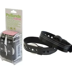 Psi Bands - Pulseiras de acupressão para alívio de náuseas, Racer Black