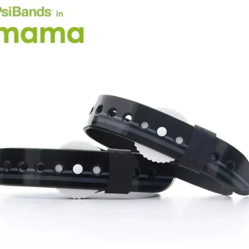 Psi Bands - Pulseiras de acupressão para alívio de náuseas, Racer Black