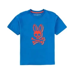 Psycho Bunny - Crianças Sanderson Gráfico Príncipe Azul